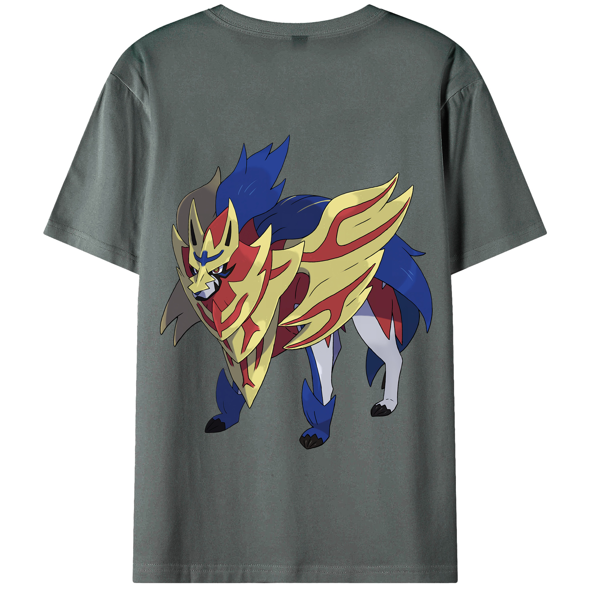 （画像用） ポケットモンスター Pokémon 綿100％半袖Tシャツ（背面プリント）